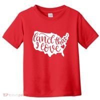 Land That I Love USA Flag Independence Day Toddler T-Shirt thumb 0
