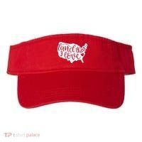 Land That I Love USA Flag Independence Day Visor thumb 0