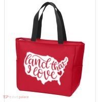Land That I Love USA Flag Independence Day Tote Bag thumb 3