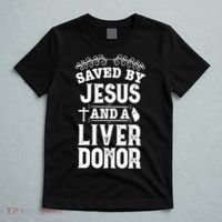 Liver Transplant Jesus Organ Donor Surgery Recovery T-Shirt thumb 5