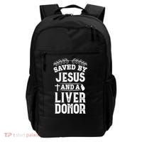 Liver Transplant Jesus Organ Donor Surgery Recovery Backpack thumb 0