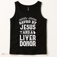 Liver Transplant Jesus Organ Donor Surgery Recovery Tank Top thumb 2