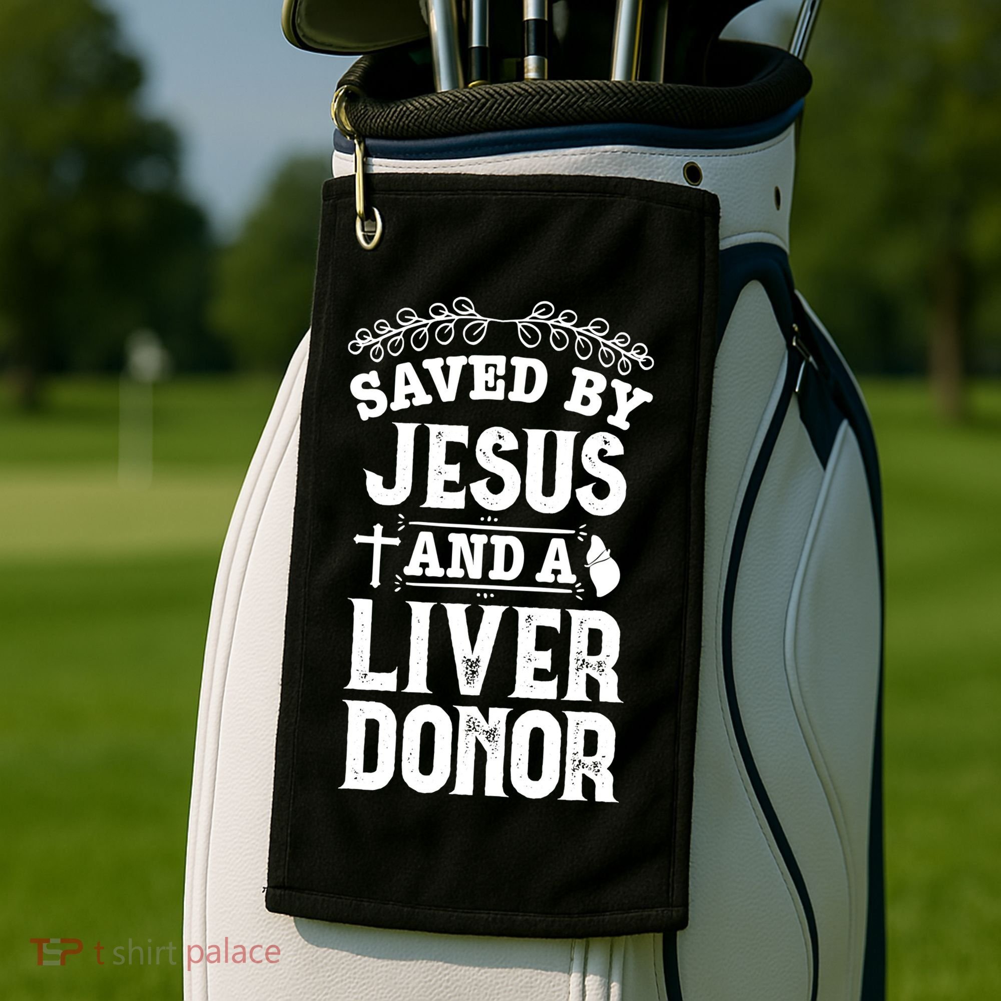 Liver Transplant Jesus Organ Donor Surgery Recovery Golf Towel