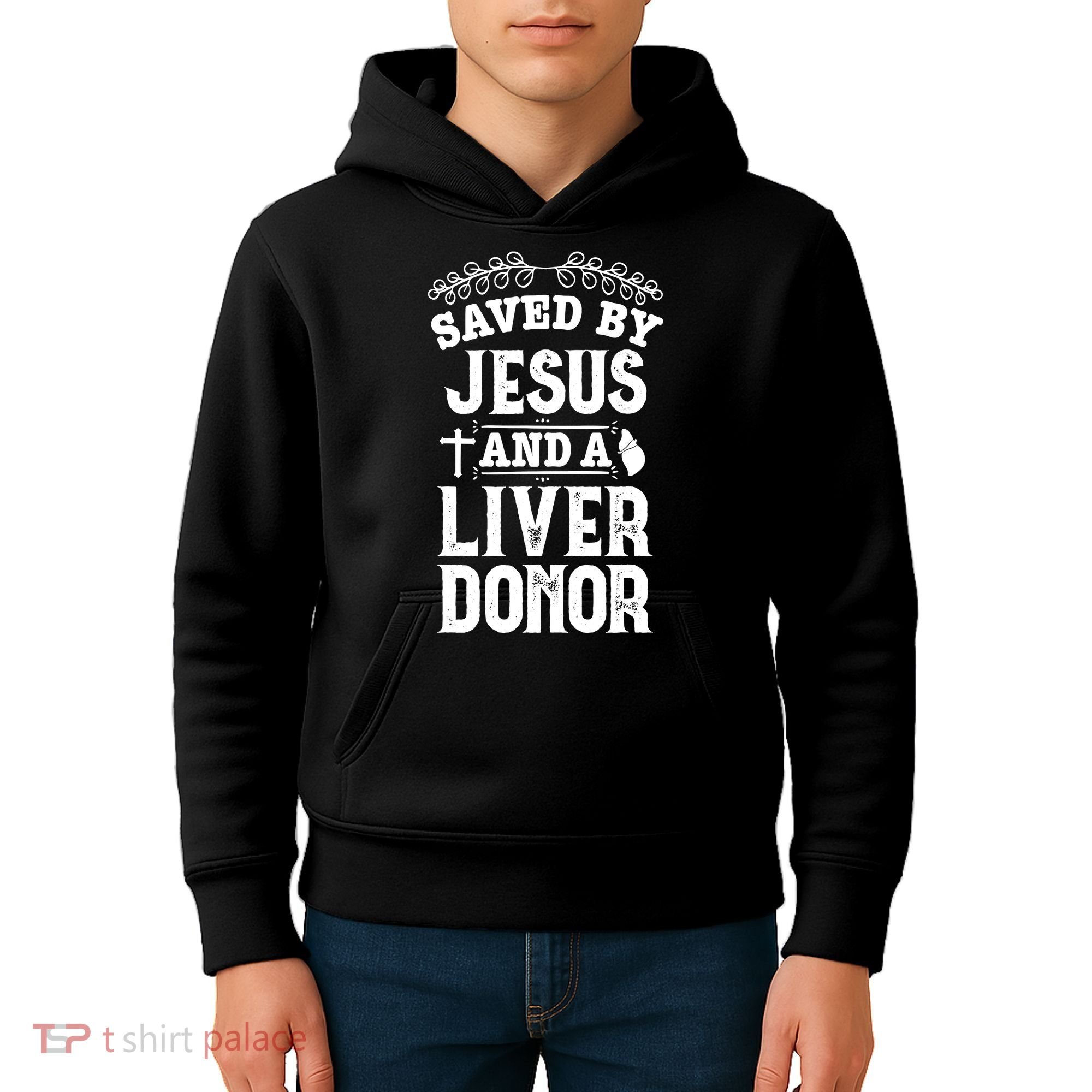 Liver Transplant Jesus Organ Donor Surgery Recovery Kids Hoodie
