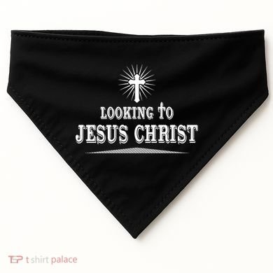 Looking To Jesus Christ USA-Made Doggie Bandana