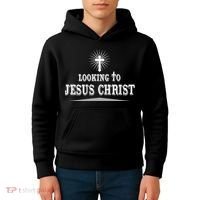 Looking To Jesus Christ Kids Hoodie thumb 4