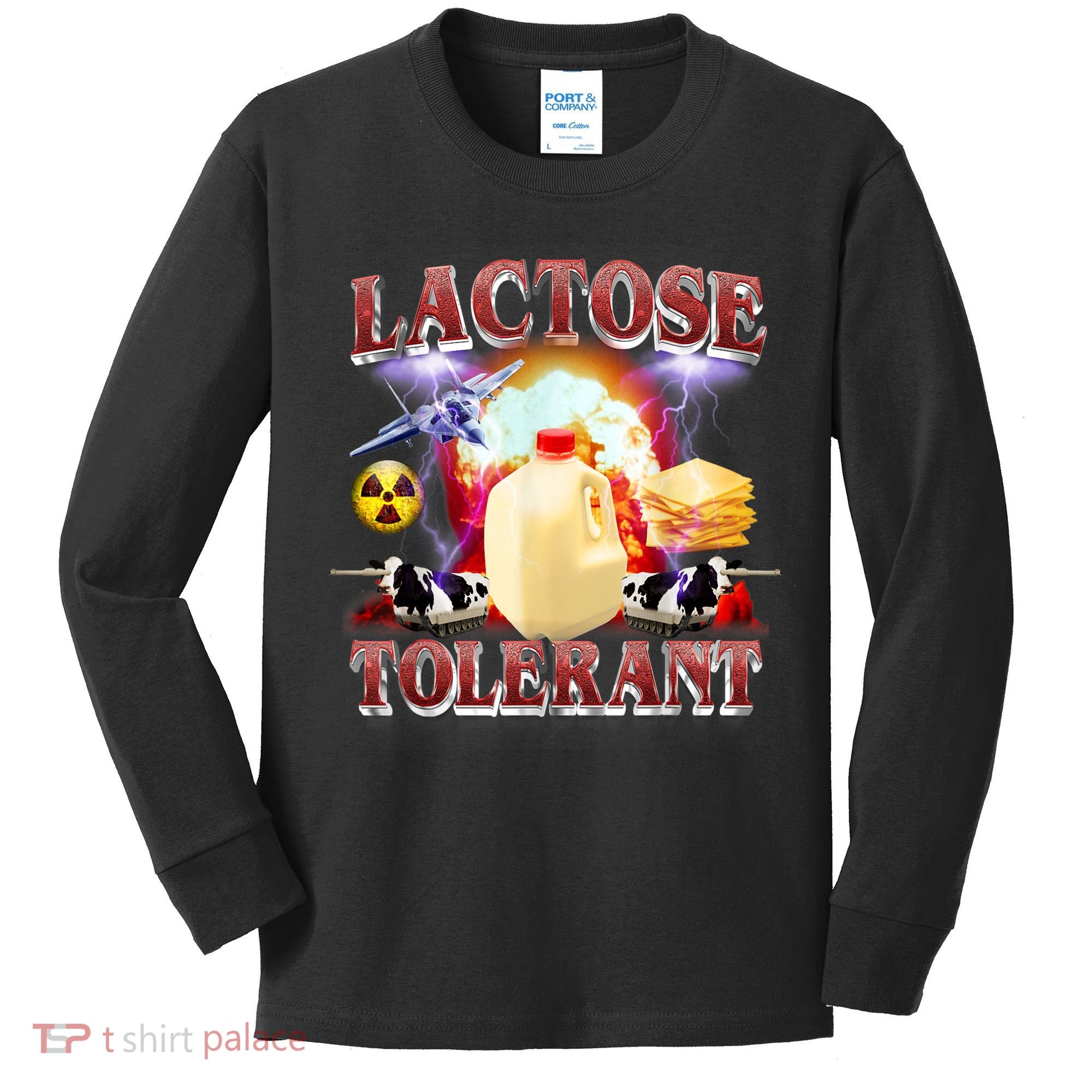 Lactose Tolerant Kids Long Sleeve Shirt