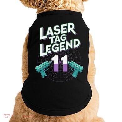 Laser Tag Legend 11th Birthday Party Doggie Tank