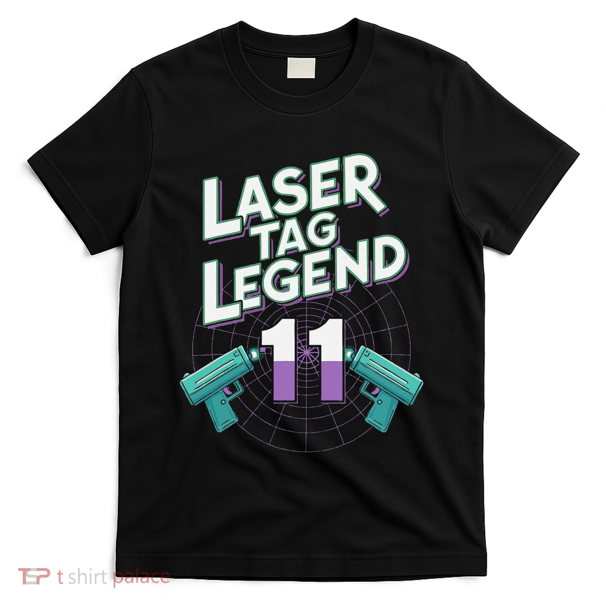 Laser Tag Legend 11th Birthday Party T-Shirt