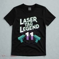 Laser Tag Legend 11th Birthday Party T-Shirt thumb 5