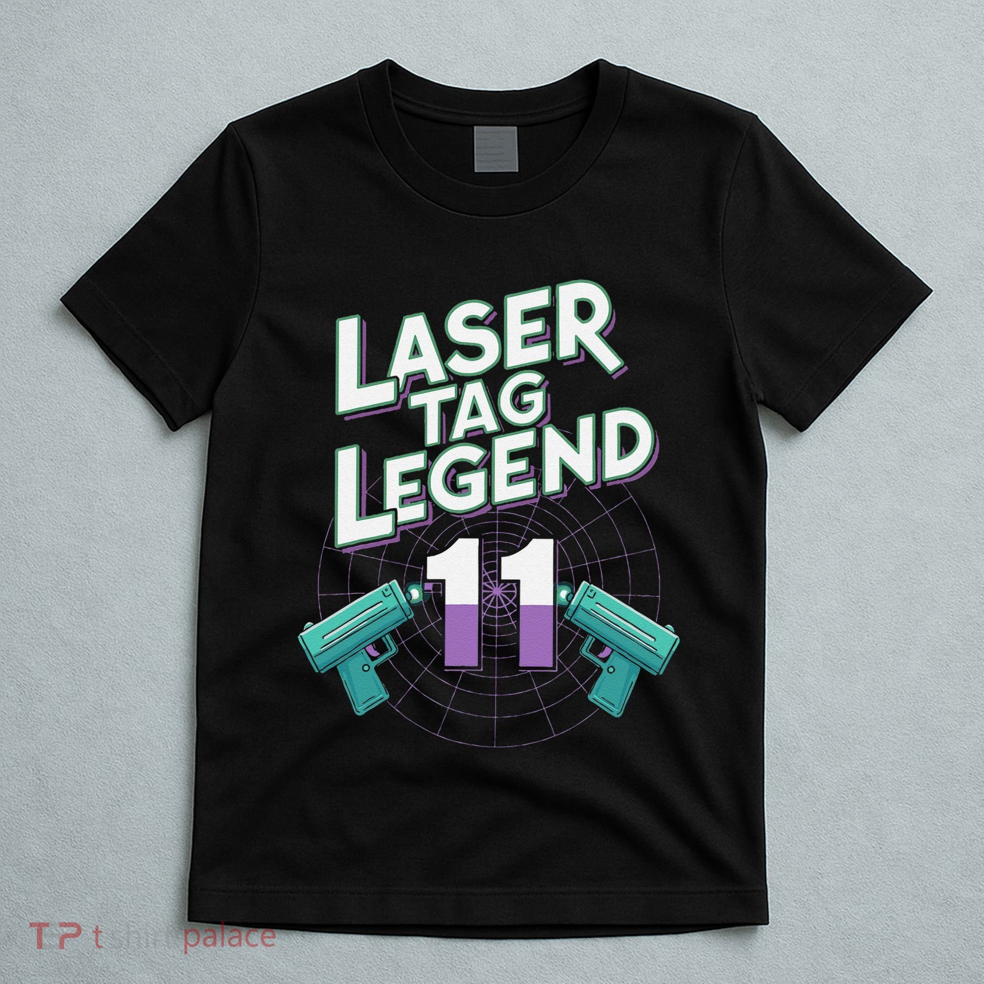 Laser Tag Legend 11th Birthday Party T-Shirt