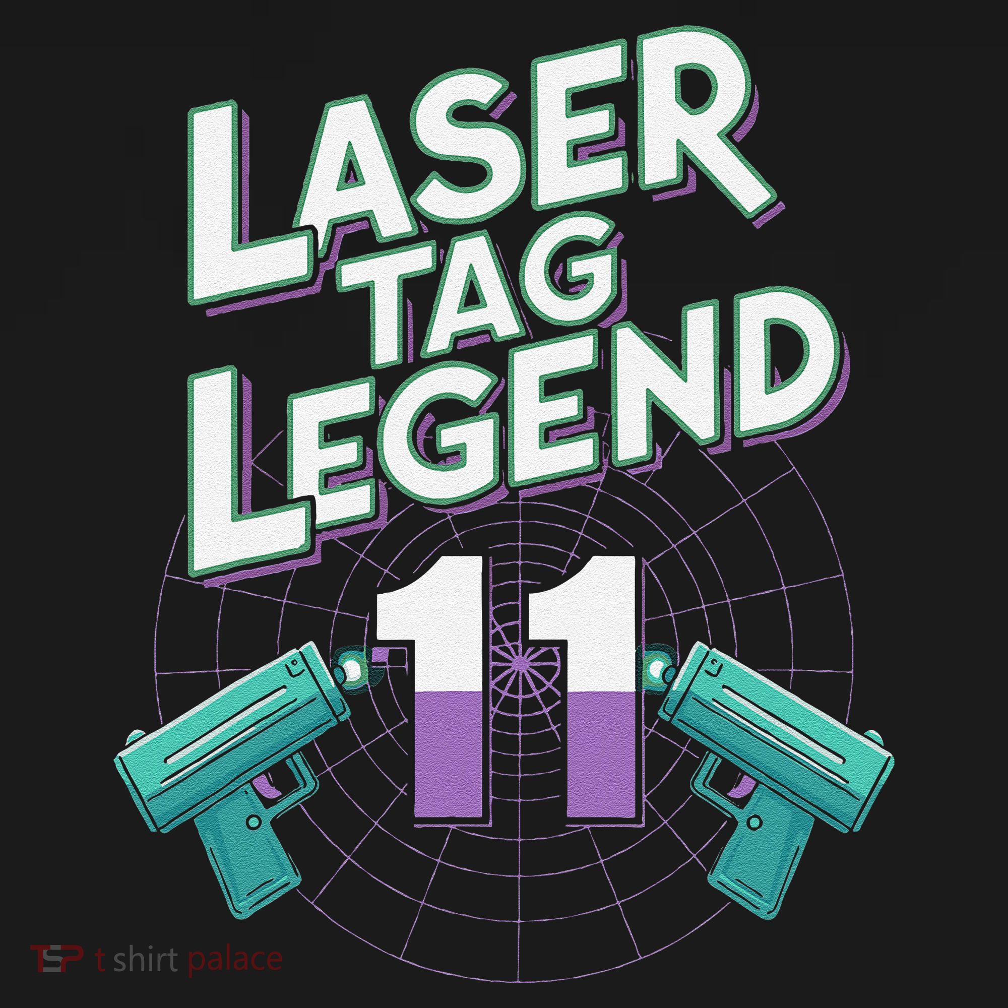 Laser Tag Legend 11th Birthday Party T-Shirt