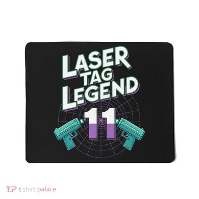 Laser Tag Legend 11th Birthday Party Mousepad