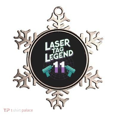 Laser Tag Legend 11th Birthday Party Ornament