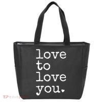 Love To Love You Cute Valentine Tote Bag thumb 0