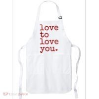 Love To Love You Cute Valentine Apron thumb 0