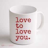 Love To Love You Cute Valentine Coffee Mug thumb 1