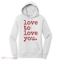 Love To Love You Cute Valentine Women's Hoodie thumb 0