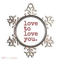 Love To Love You Cute Valentine Ornament thumb 0