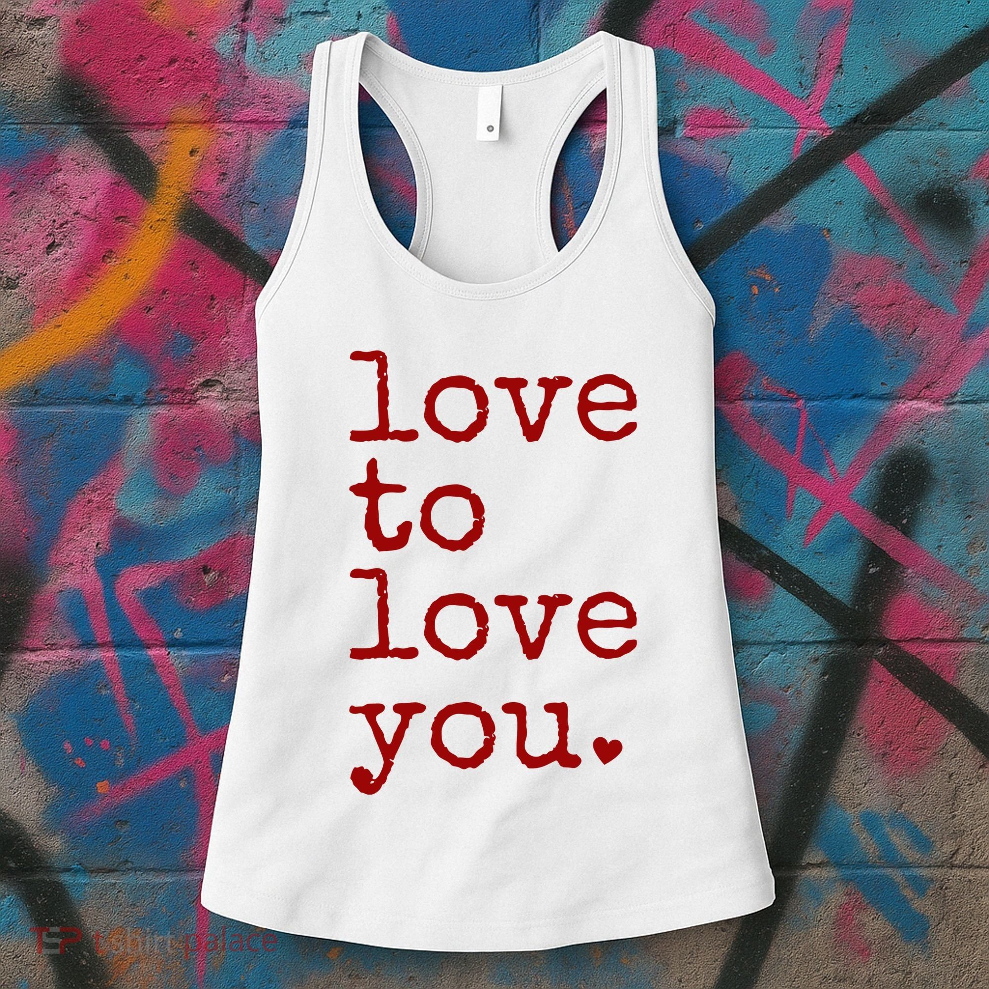 Love To Love You Cute Valentine Women's Tank Top