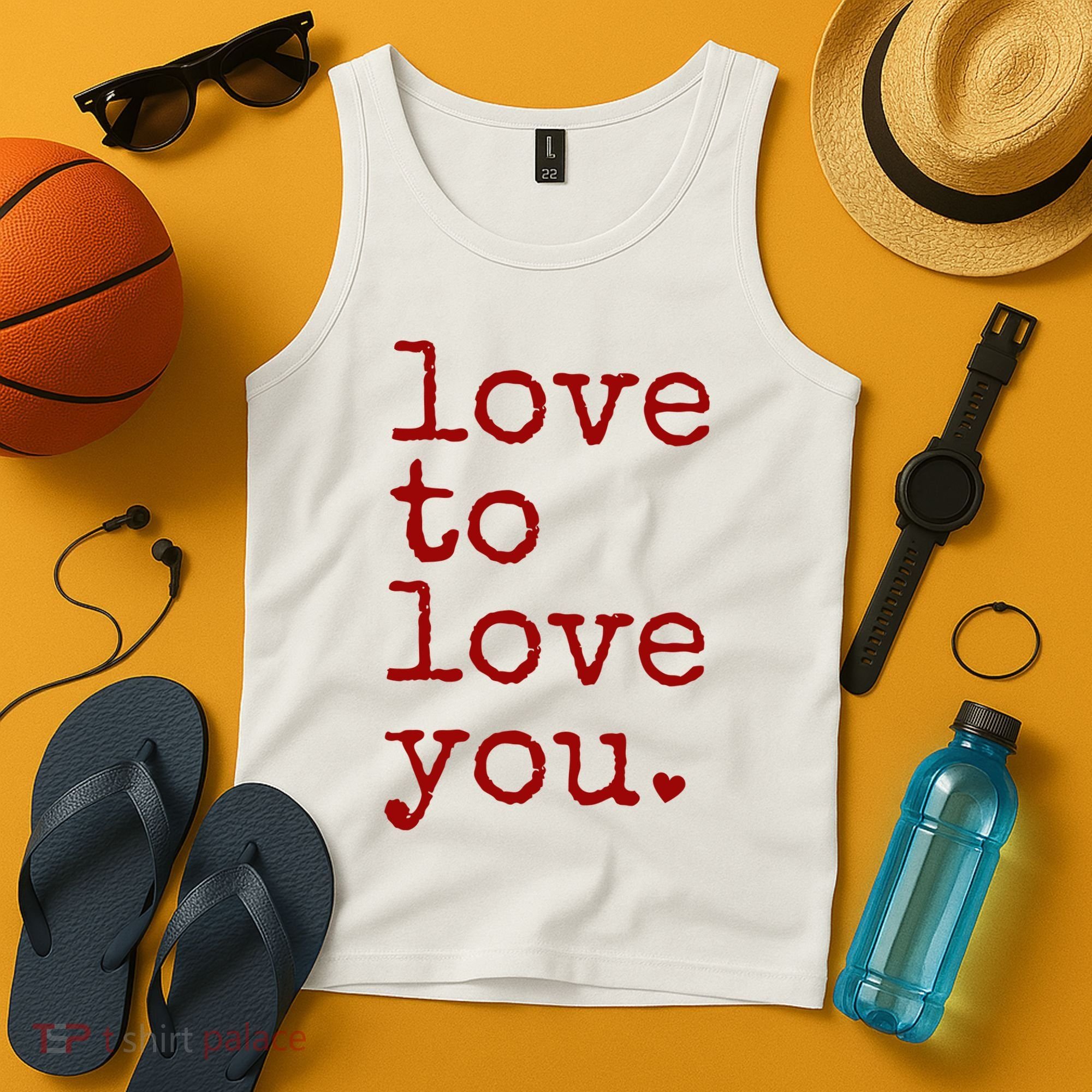 Love To Love You Cute Valentine Tank Top
