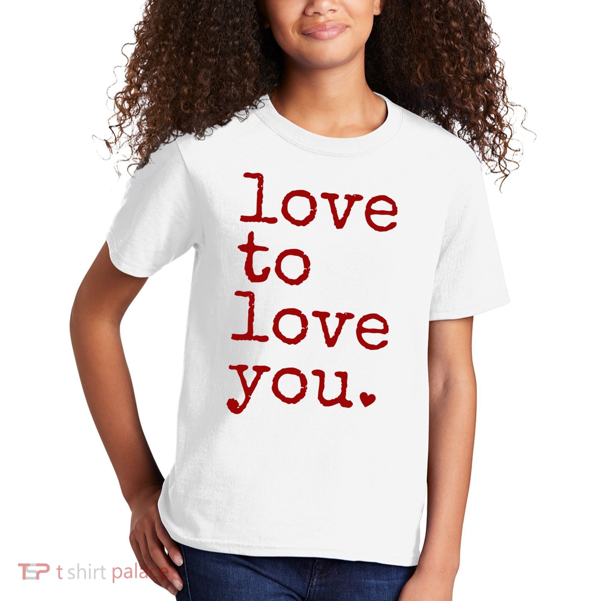 Love To Love You Cute Valentine Kids T-Shirt