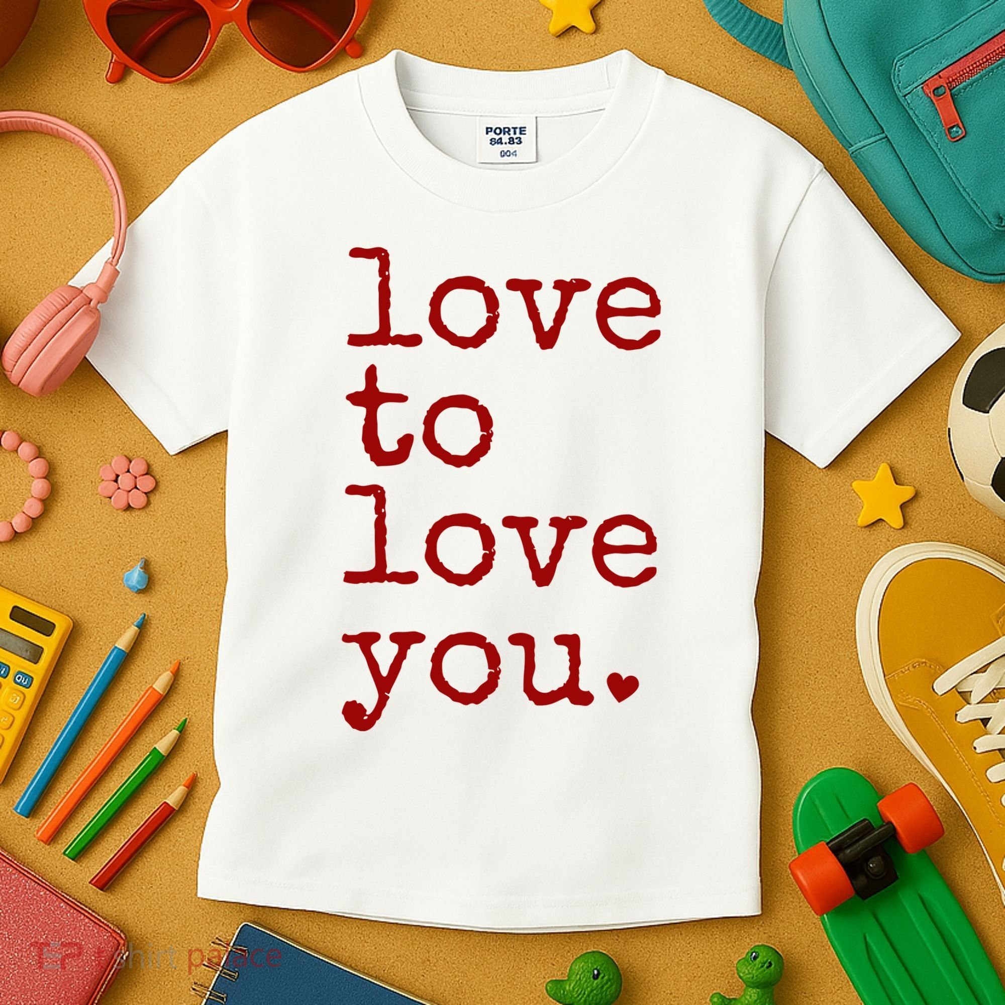 Love To Love You Cute Valentine Kids T-Shirt