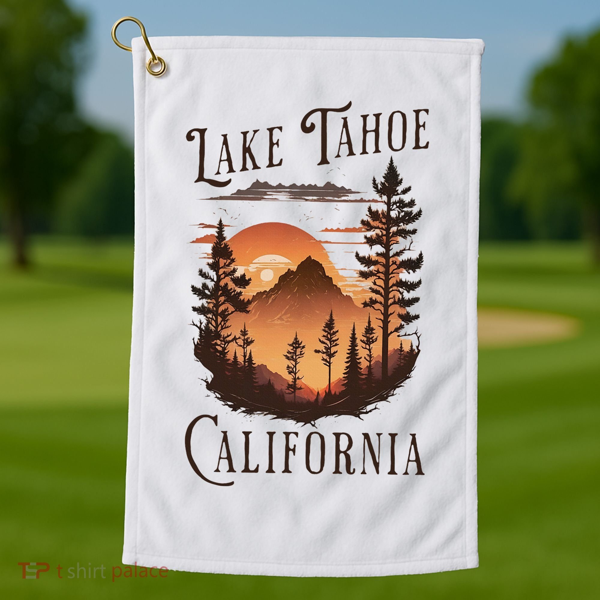 Lake Tahoe Golf Towel
