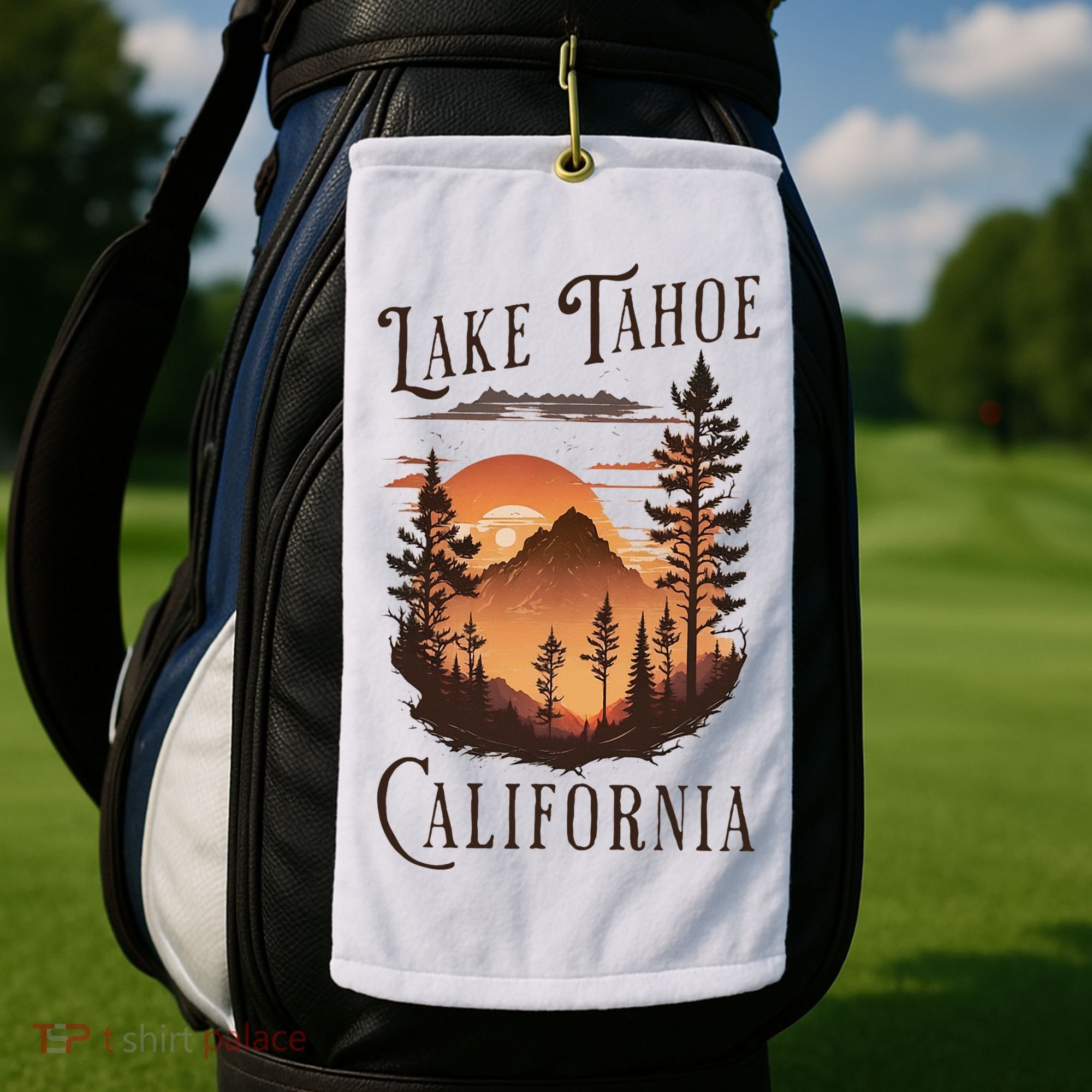 Lake Tahoe Golf Towel