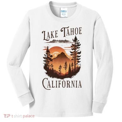 Lake Tahoe Kids Long Sleeve Shirt