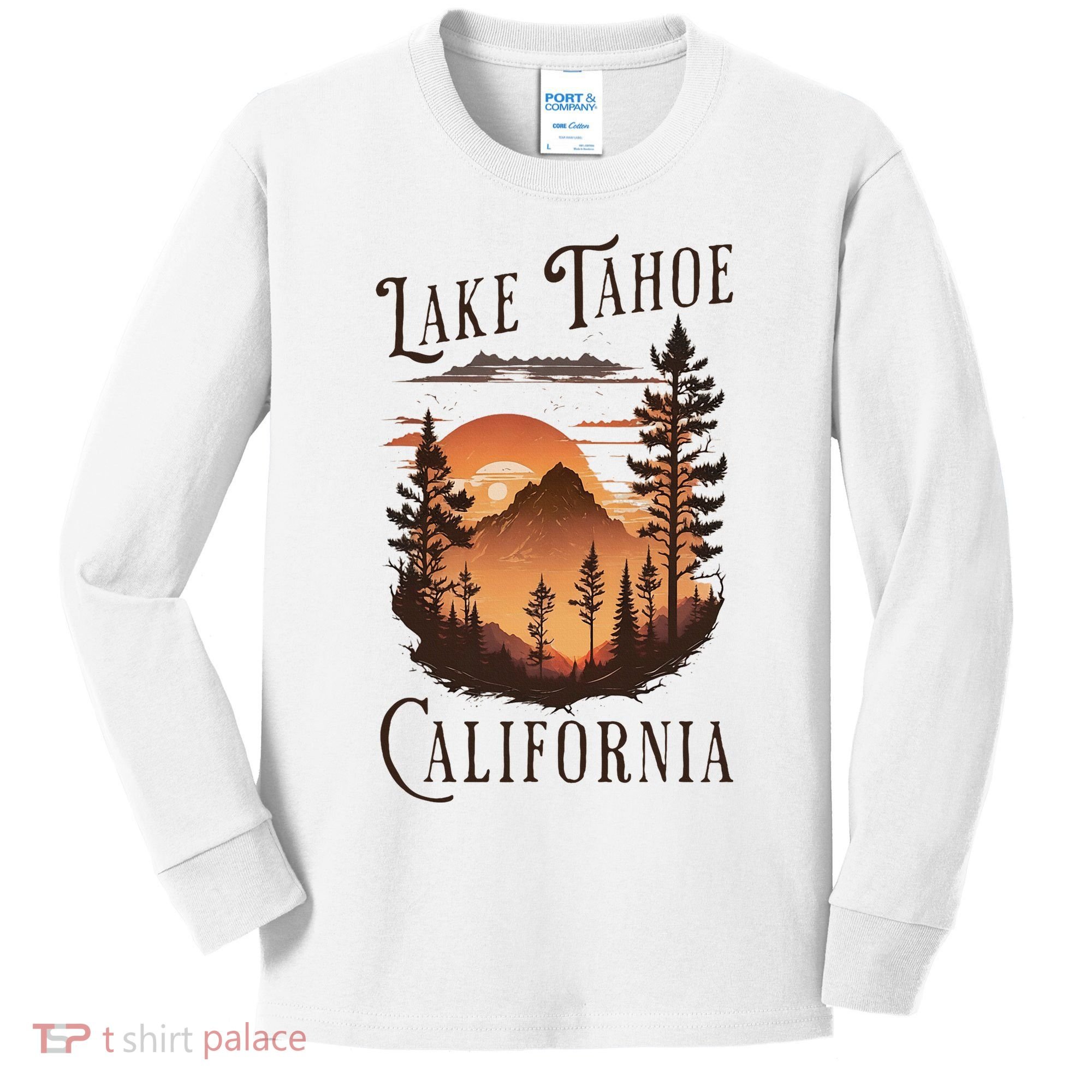 Lake Tahoe Kids Long Sleeve Shirt