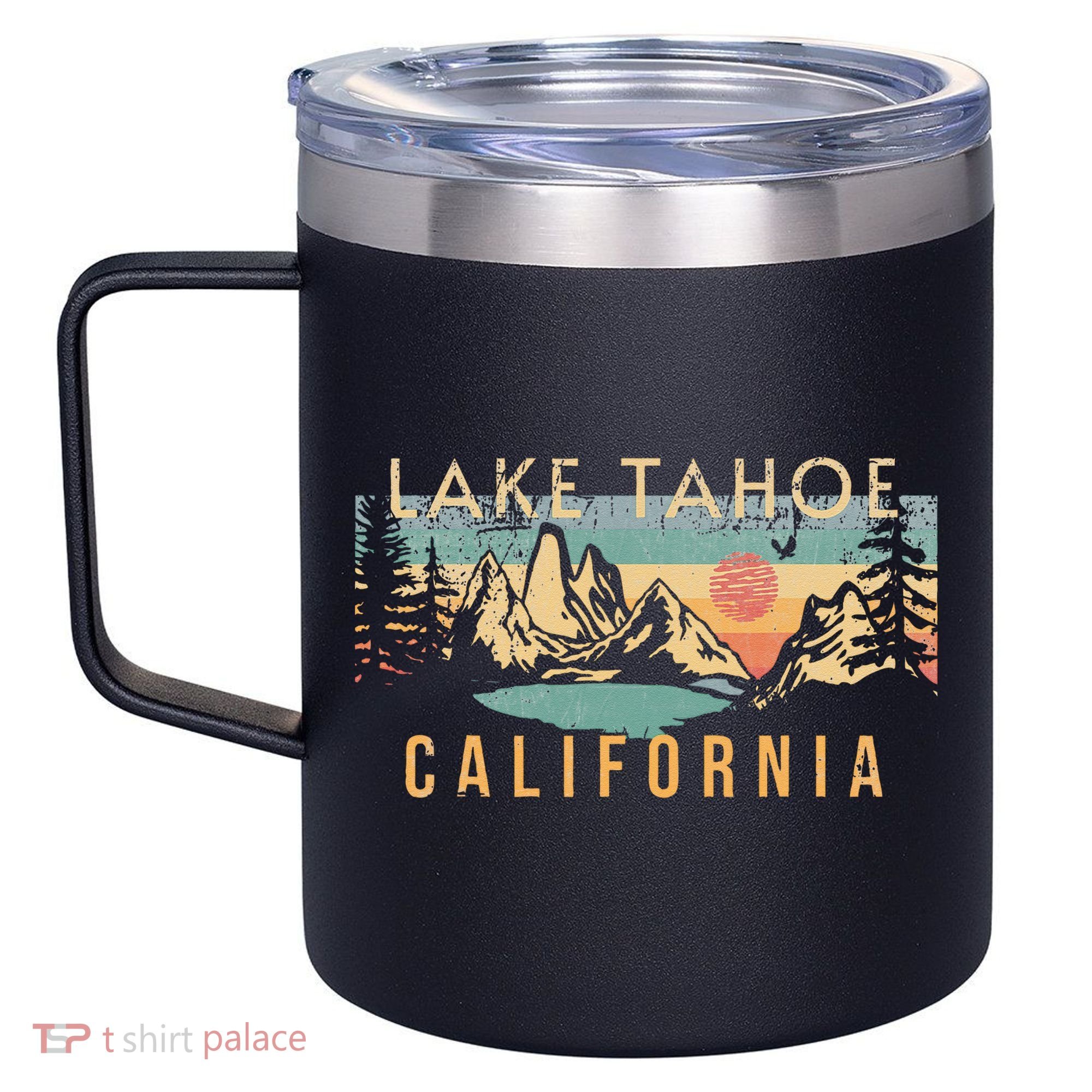 Lake Tahoe 12oz Stainless Steel Coffee Mug