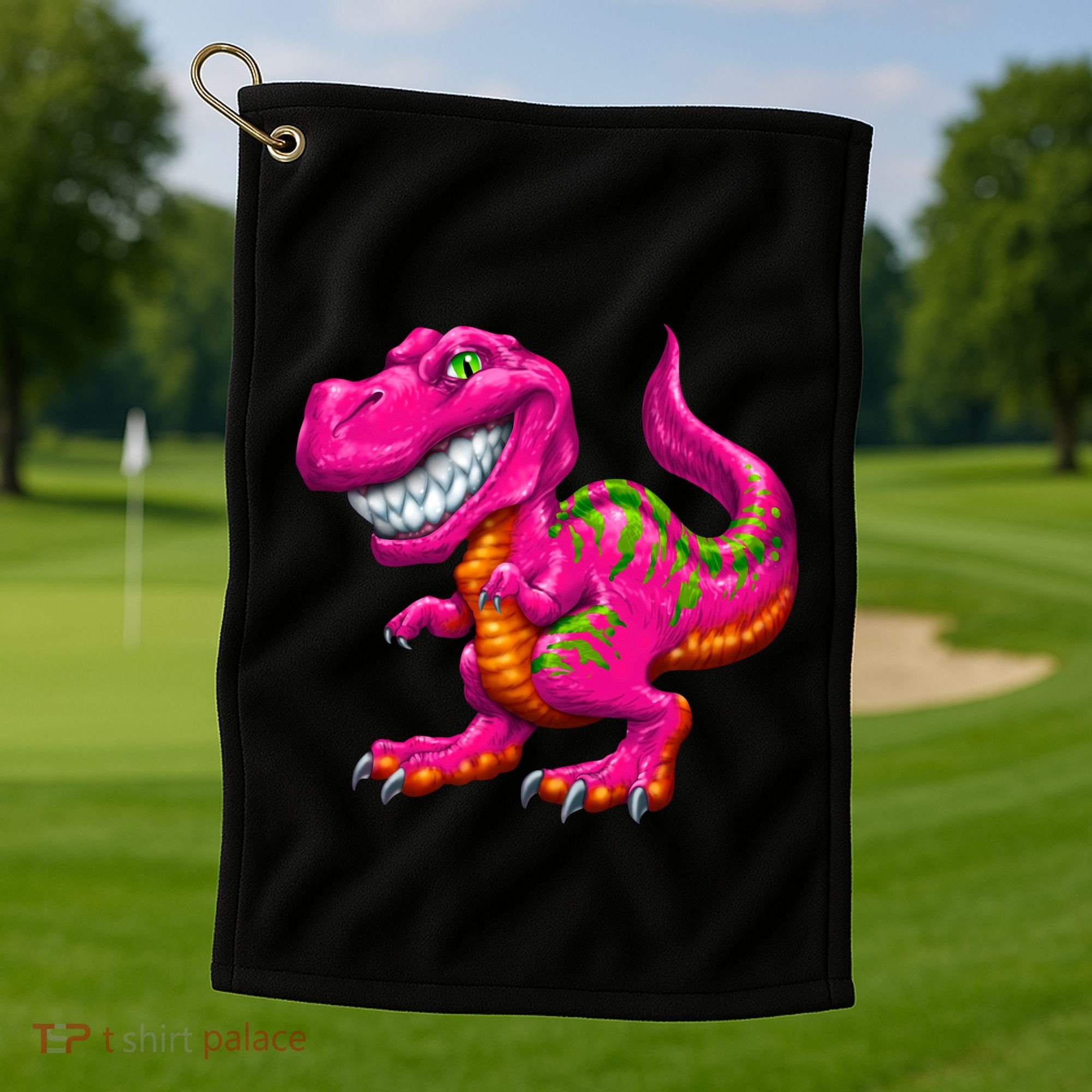 Little TRex Golf Towel