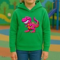 Little TRex Kids Hoodie thumb 3