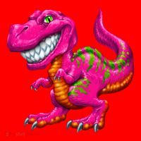 Little TRex Santa Hat thumb 1