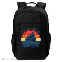 Lawn-Mowing The Lawn Ranger Rides Again Mower Gift Funny Dad Backpack thumb 0