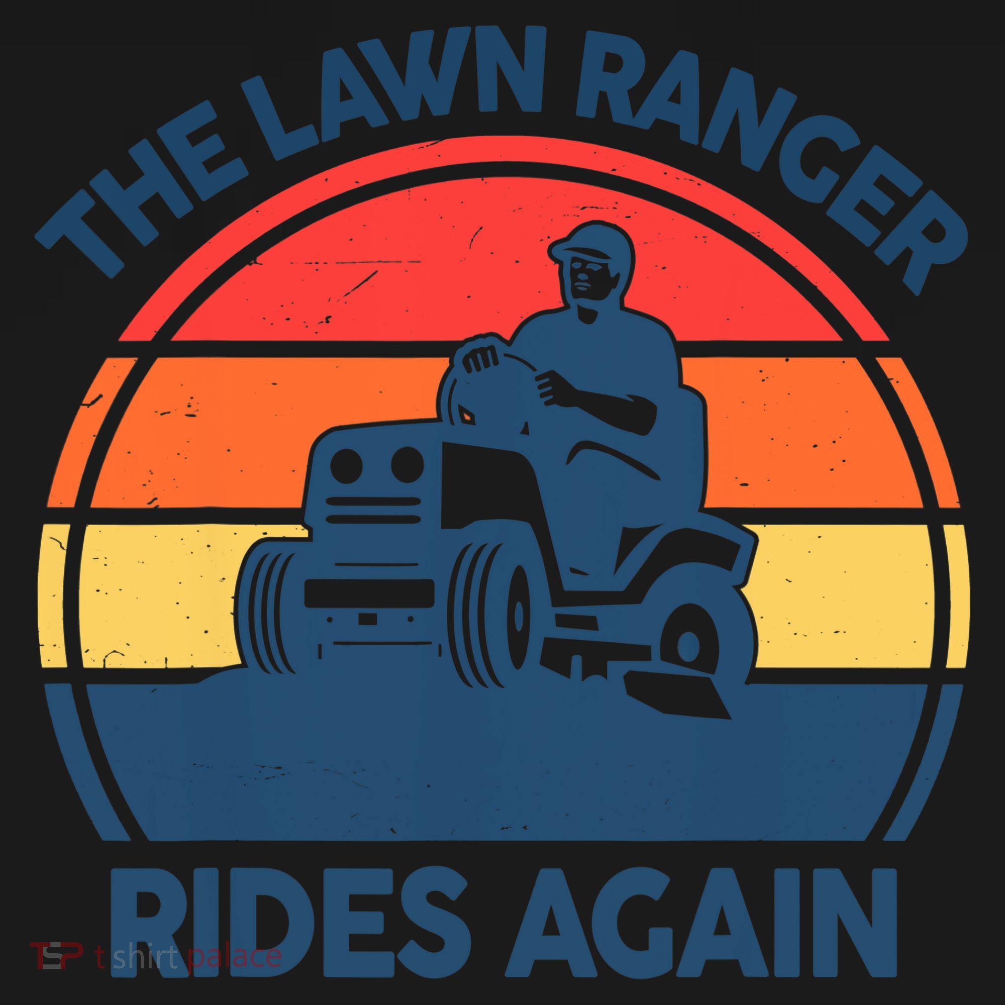 Lawn-Mowing The Lawn Ranger Rides Again Mower Gift Funny Dad Ornament