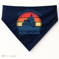 Lawn-Mowing The Lawn Ranger Rides Again Mower Gift Funny Dad USA-Made Doggie Bandana thumb 0