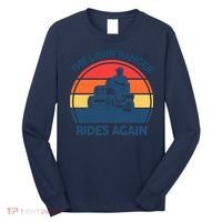 Lawn-Mowing The Lawn Ranger Rides Again Mower Gift Funny Dad Long Sleeve Shirt thumb 0