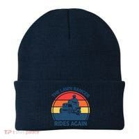 Lawn-Mowing The Lawn Ranger Rides Again Mower Gift Funny Dad Beanie thumb 0