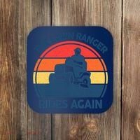 Lawn-Mowing The Lawn Ranger Rides Again Mower Gift Funny Dad Coaster thumb 0