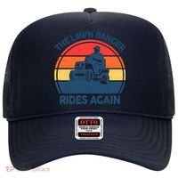 Lawn-Mowing The Lawn Ranger Rides Again Mower Gift Funny Dad Hat thumb 0