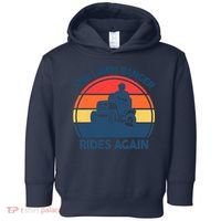 Lawn-Mowing The Lawn Ranger Rides Again Mower Gift Funny Dad Toddler Hoodie thumb 0