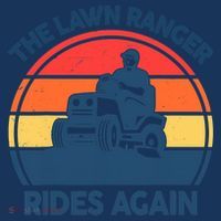 Lawn-Mowing The Lawn Ranger Rides Again Mower Gift Funny Dad Visor thumb 3