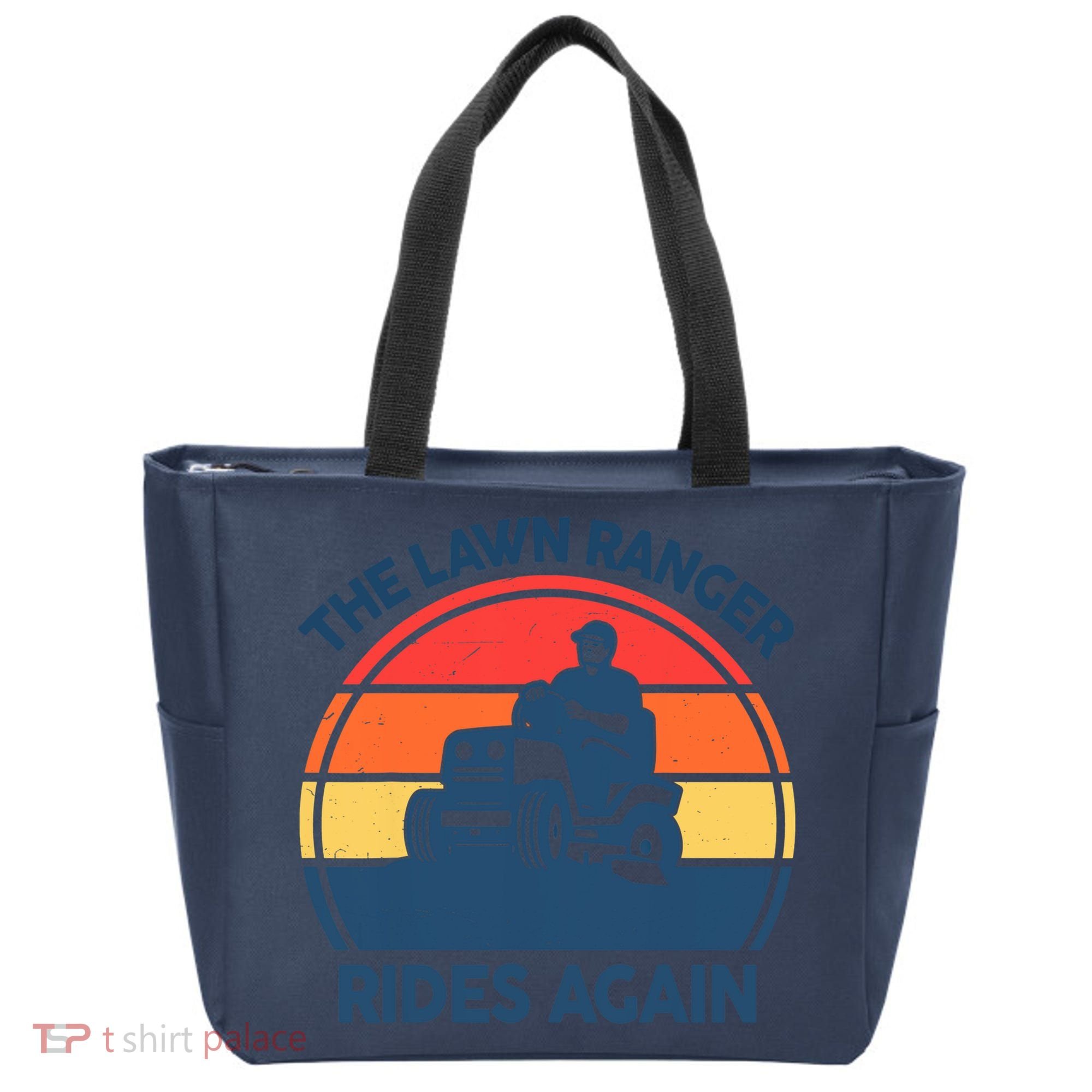 Lawn-Mowing The Lawn Ranger Rides Again Mower Gift Funny Dad Tote Bag