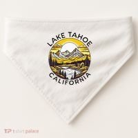 Lake Tahoe USA-Made Doggie Bandana thumb 0