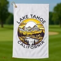Lake Tahoe Golf Towel thumb 1