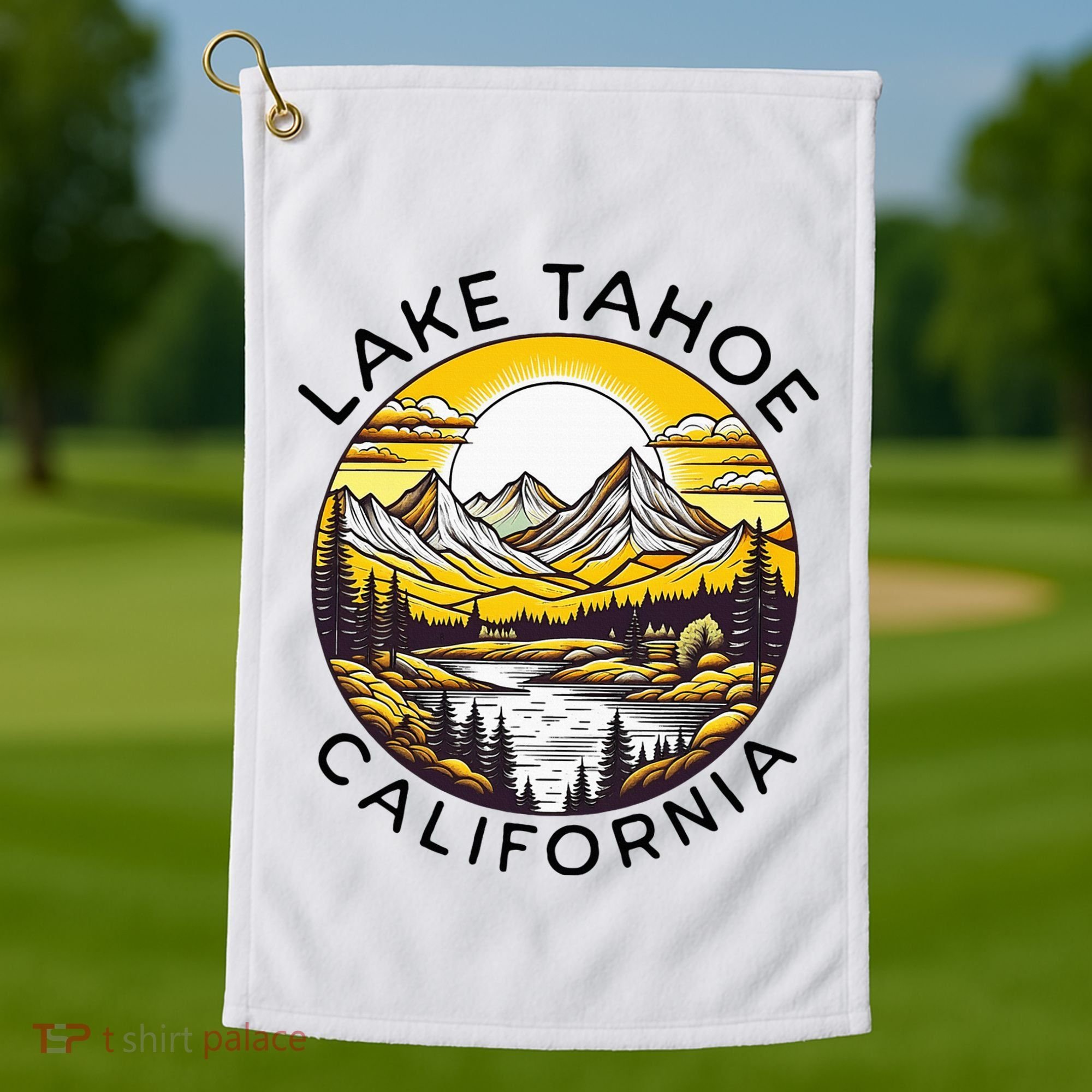 Lake Tahoe Golf Towel