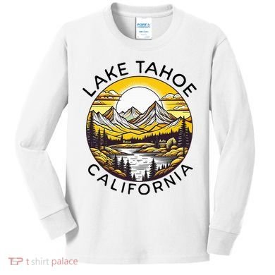 Lake Tahoe Kids Long Sleeve Shirt