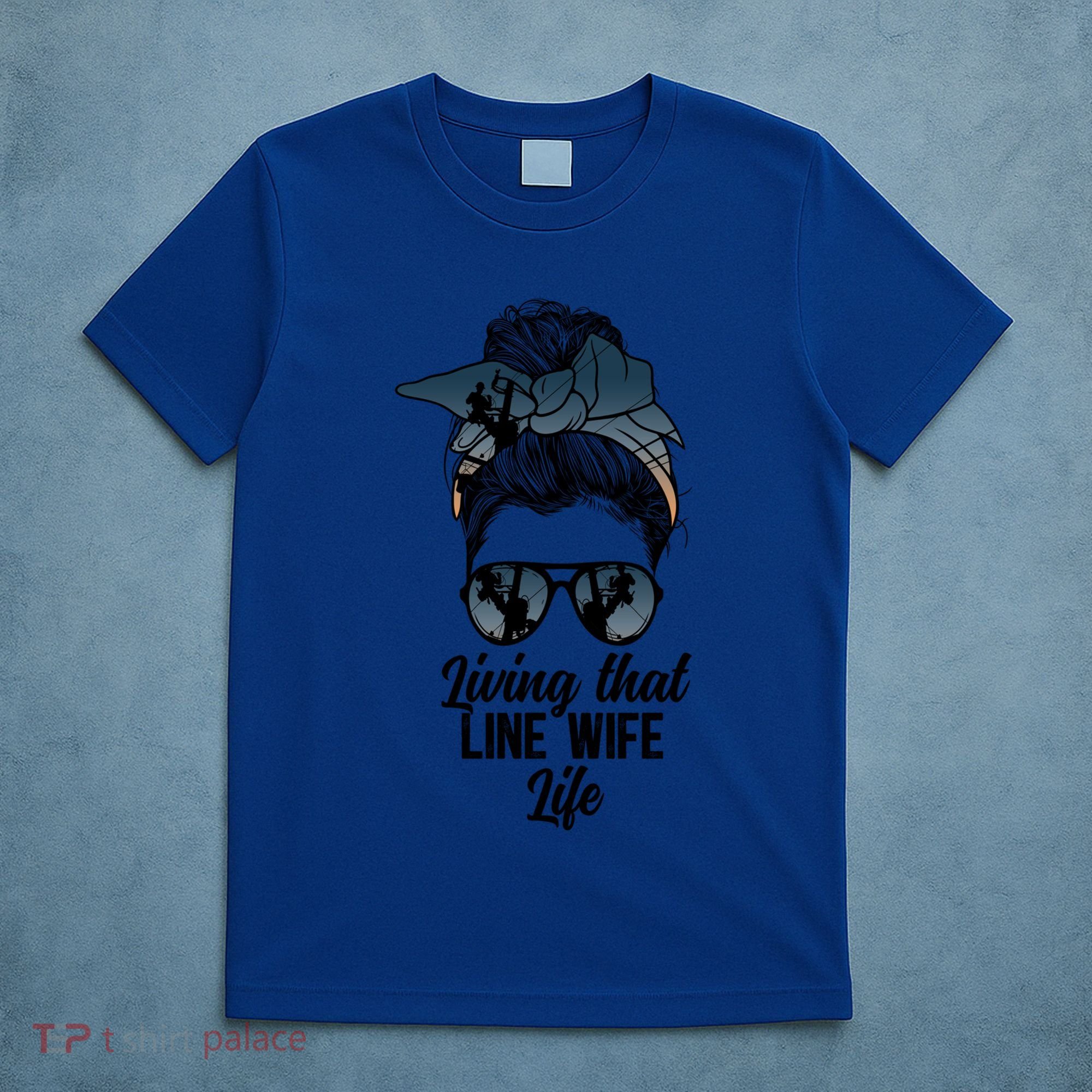 Living That Line Wife Life Line Wife Of A Line Gift T-Shirt